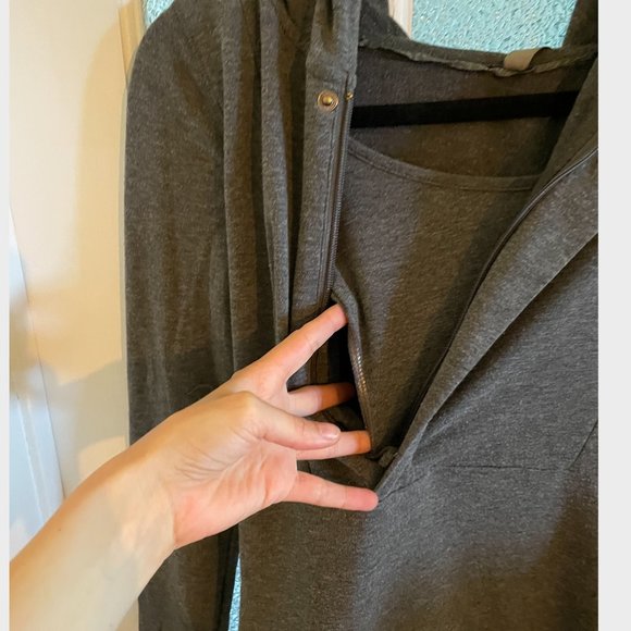 Maternity/nursing sweatshirt (small) - Picture 2 of 2